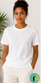 T-shirt en coton Ami de Cœur Blanc Cœur Blanc