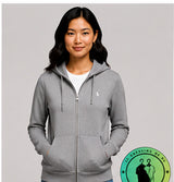 Polo Ralph Lauren   Sweat à capuche zippé en maille double Gris