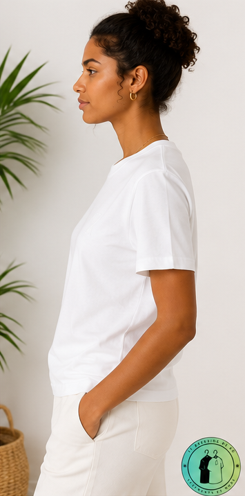 T-shirt en coton Ami de Cœur Blanc Cœur Blanc