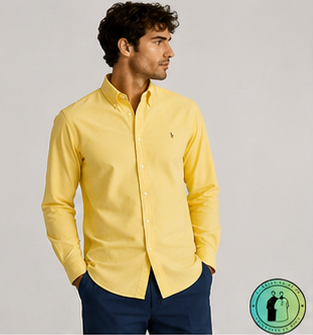 Chemise Oxford Slim Fit Jaune