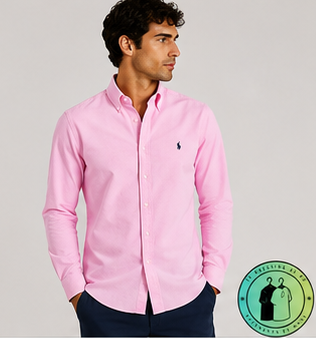 Chemise Polo Ralph Lauren en maille légère de coton piqué Rose