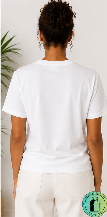 T-shirt en coton Ami de Cœur Blanc Cœur Blanc