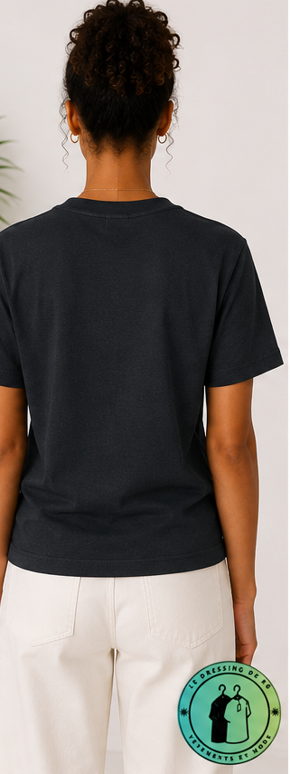 T-shirt en coton Ami de Cœur Noir Cœur Noir