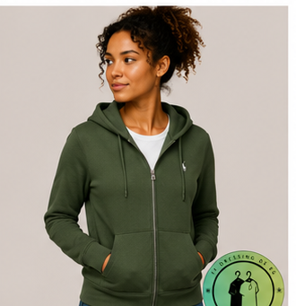 Polo Ralph Lauren  Sweat à capuche zippé en maille double Vert Foncé
