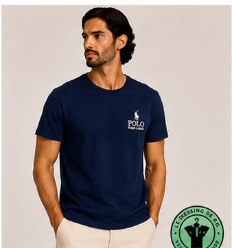 T-shirt Polo Ralph Lauren Classic Fit Logo Bleu Marine - Newport Navy