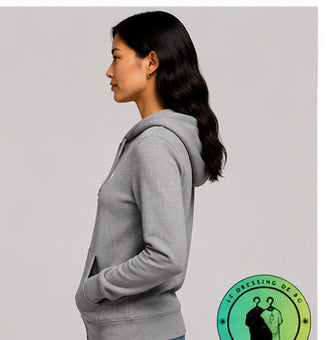 Polo Ralph Lauren   Sweat à capuche zippé en maille double Gris