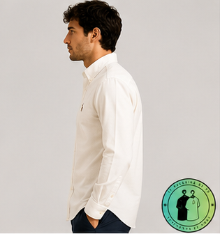 Chemise Polo Ralph Lauren en maille légère de coton piqué Crème