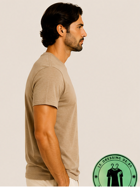 T-shirt Polo Ralph Lauren Classic Fit Logo Marron Clair - Newport Navy