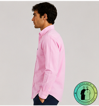 Chemise Polo Ralph Lauren en maille légère de coton piqué Rose