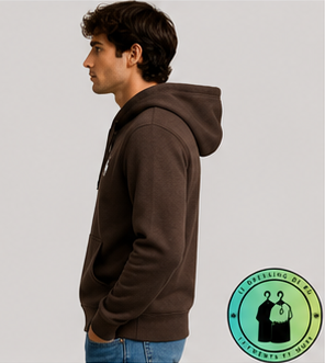 Polo Ralph Lauren   Sweat à capuche zippé en maille double Marron Foncé