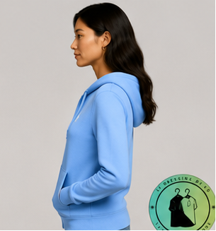 Polo Ralph Lauren   Sweat à capuche zippé en maille double Bleu Ciel