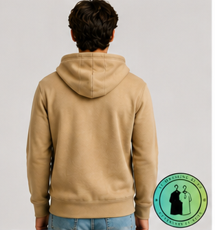 Polo Ralph Lauren   Sweat à capuche zippé en maille double Marron Clair