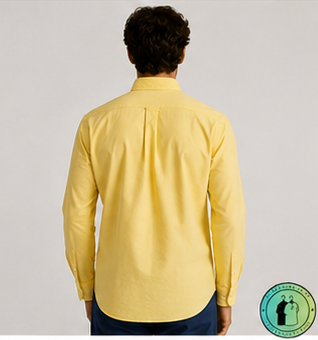 Chemise Oxford Slim Fit Jaune