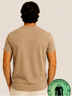 T-shirt Polo Ralph Lauren Classic Fit Logo Marron Clair - Newport Navy