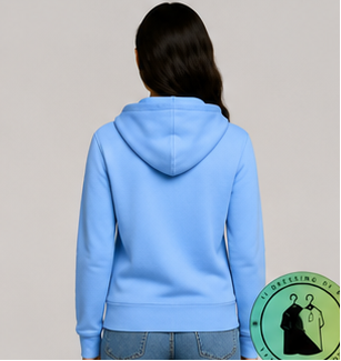 Polo Ralph Lauren   Sweat à capuche zippé en maille double Bleu Ciel