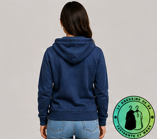 Polo Ralph Lauren   Sweat à capuche zippé en maille double Bleu Marine