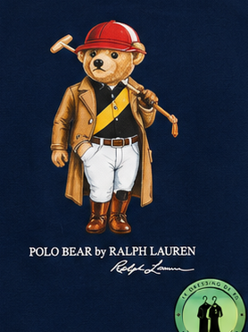 T-shirt Polo Bear en coton signature Taille M