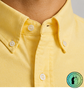 Chemise Oxford Slim Fit Jaune