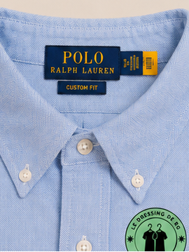 Chemise Oxford Slim Fit Bleu Ardoise