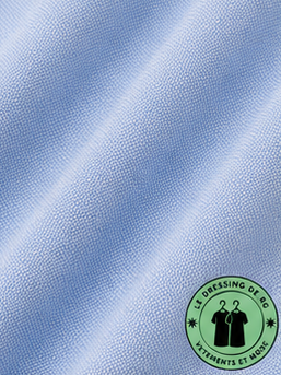 Chemise Oxford Slim Fit Bleu Ardoise