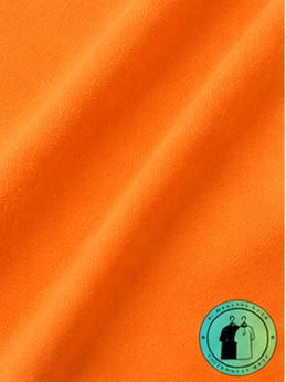 T-shirt col rond jersey Custom Slim Fit Orange