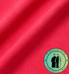 T-shirt col rond jersey Custom Slim Fit Rouge Cerise
