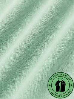 Polo en jacquard piqué Vert Menthe