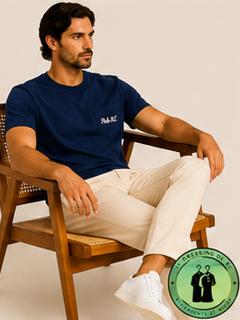 T-shirt Polo Bear en coton signature Taille M