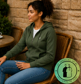 Polo Ralph Lauren  Sweat à capuche zippé en maille double Vert Foncé