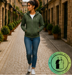 Polo Ralph Lauren  Sweat à capuche zippé en maille double Vert Foncé