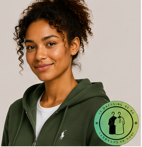 Polo Ralph Lauren  Sweat à capuche zippé en maille double Vert Foncé