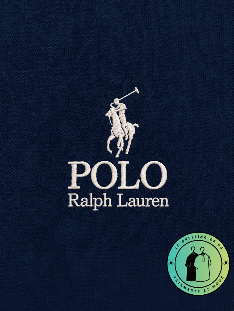 T-shirt Polo Ralph Lauren Classic Fit Logo Bleu Marine - Newport Navy