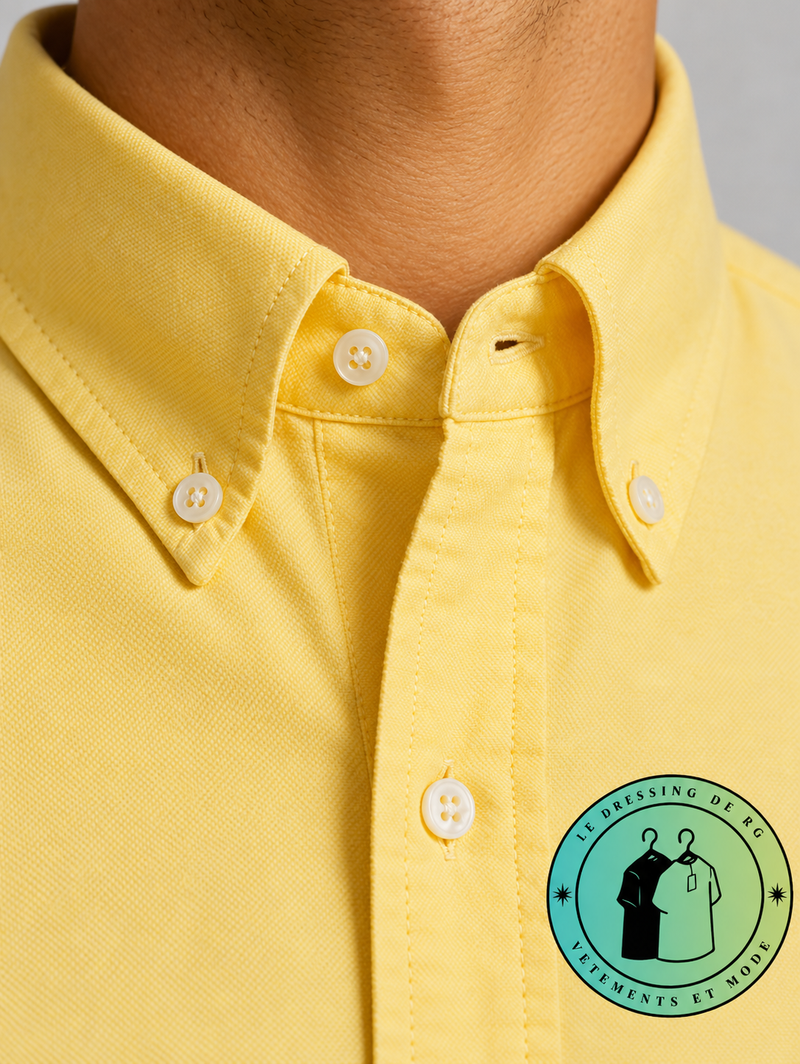 Chemise Oxford Slim Fit Jaune