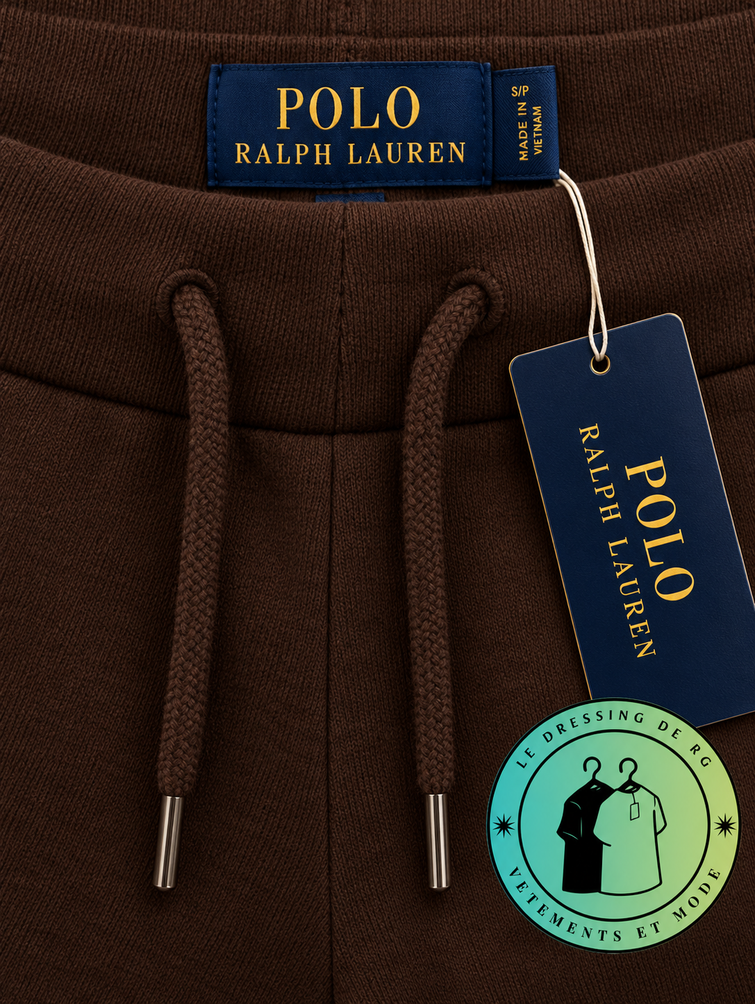 Polo Ralph Lauren   Pantalon de jogging en maille double Marron Foncé