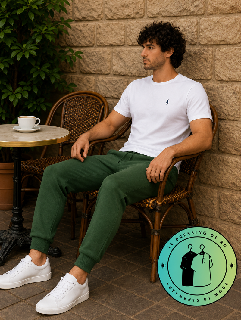 Polo Ralph Lauren   Pantalon de jogging en maille double Vert