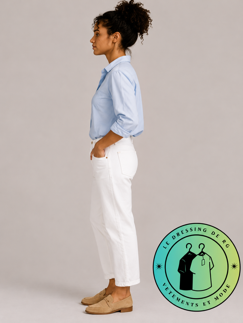Polo Ralph Lauren   Pantalon Jean Crème