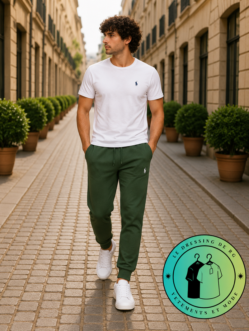 Polo Ralph Lauren   Pantalon de jogging en maille double Vert