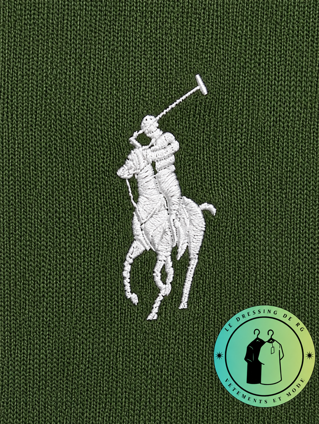 Polo Ralph Lauren  Sweat à capuche zippé en maille double Vert Foncé