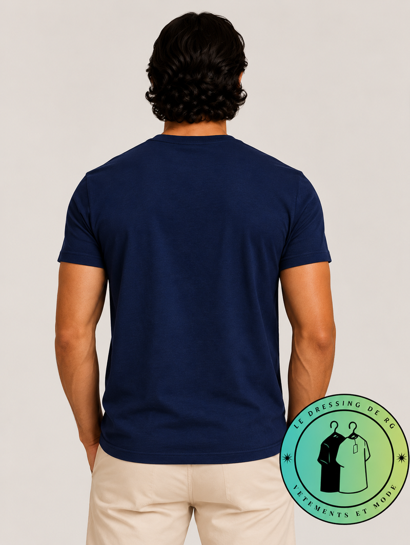 T-shirt Polo Ralph Lauren Classic Fit Logo Bleu Marine - Newport Navy
