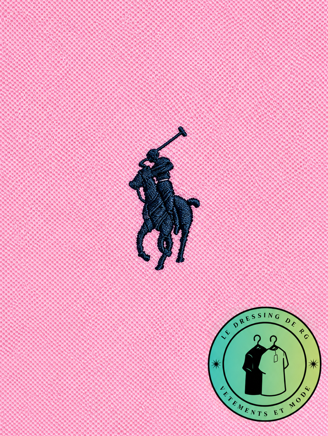 Chemise Polo Ralph Lauren en maille légère de coton piqué Rose