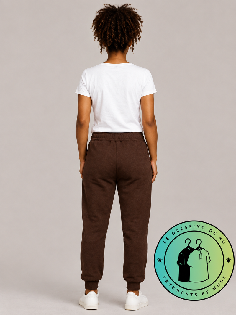 Polo Ralph Lauren   Pantalon de jogging en maille double Marron Foncé