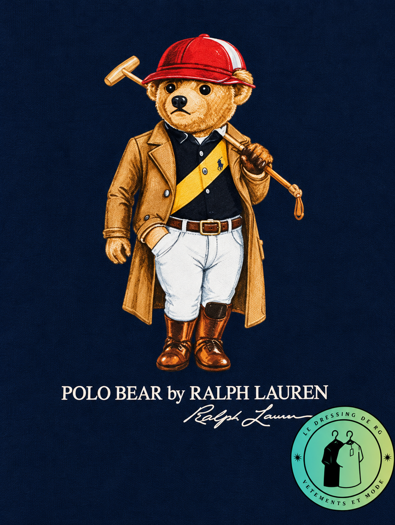 T-shirt Polo Bear en coton signature Taille M