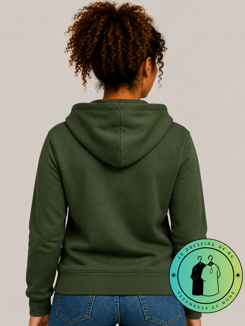 Polo Ralph Lauren  Sweat à capuche zippé en maille double Vert Foncé