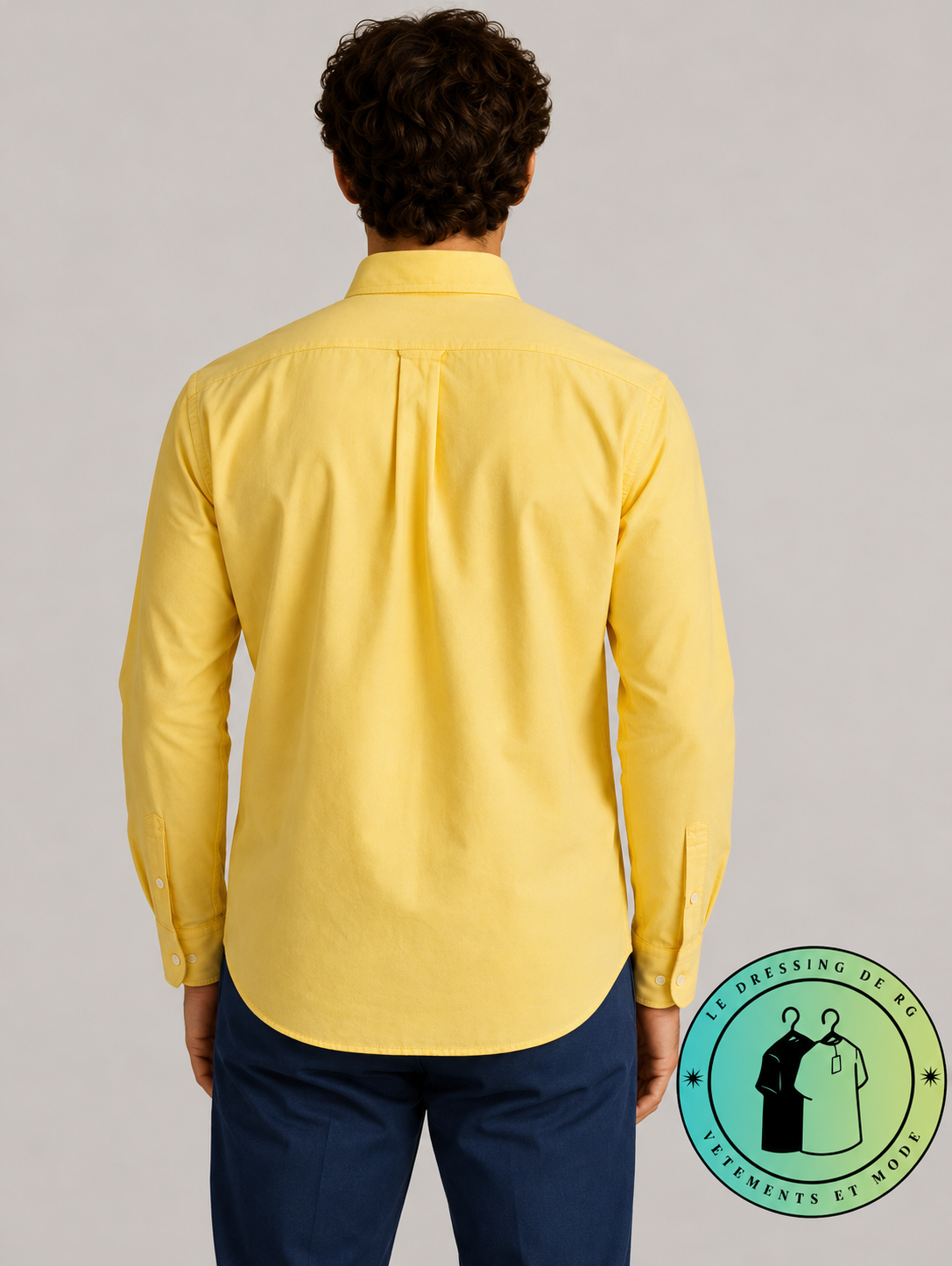 Chemise Oxford Slim Fit Jaune