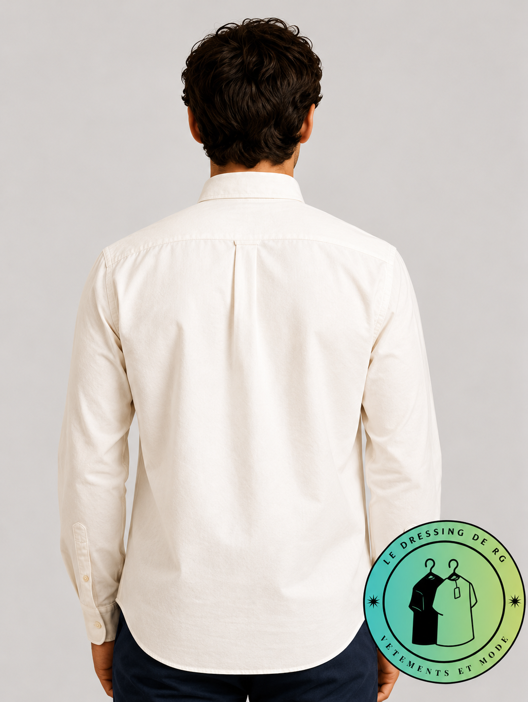Chemise Polo Ralph Lauren en maille légère de coton piqué Crème