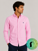 Chemise Polo Ralph Lauren en maille légère de coton piqué Rose