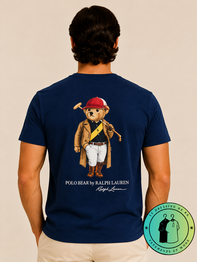T-shirt Polo Bear en coton signature Taille M