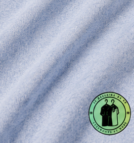 T-shirt Custom Slim Fit en coton doux Bleu Chiné